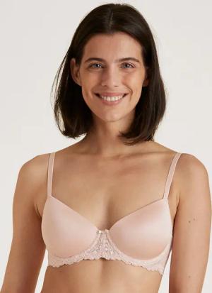 CALIDA Sensual Secrets T-Shirt-BHfür Damen, 80D, Weiß, Das sinnliche Geheimnis komfortabler Eleganz