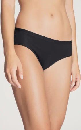 CALIDA Natural Comfort Slip, regular cutfür Damen, XS, Schwarz, Beste Baumwolle, kompromissloser Komfort für jeden Tag