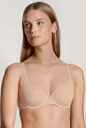 CALIDA Eco Sense Schalen-BH mit Bügelfür Damen, 80D, Beige, Geschmeidig zur Haut, gut zur Umwelt