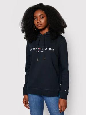 Tommy Hilfiger Sweatshirt Heritage WW0WW31998 Dunkelblau Regular Fit