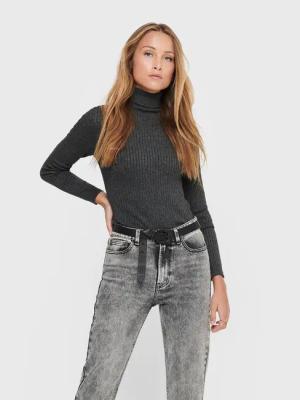 ONLY Rollkragenpullover Karol 15165075 Grau Slim Fit