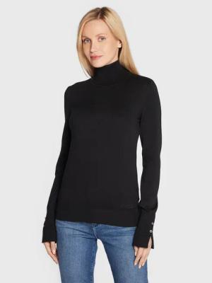 Guess Rollkragenpullover Paule W2BR53 Z2V62 Schwarz Slim Fit