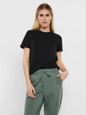 Vero Moda T-Shirt Paula 10243889 Schwarz Regular Fit