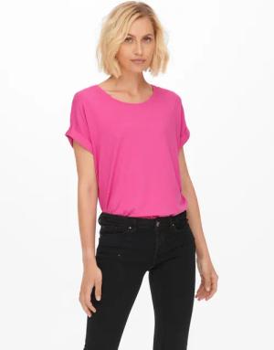 ONLY T-Shirt 15106662 Rosa Regular Fit