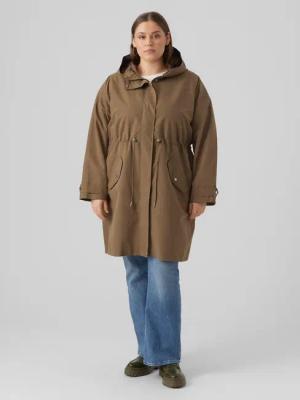 Vero Moda Curve Übergangsmantel 10287156 Braun Regular Fit