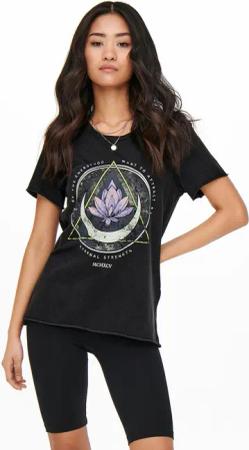 ONLY T-Shirt 15215721 Schwarz Regular Fit