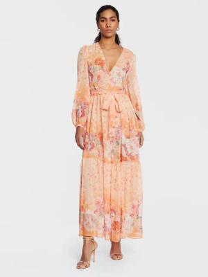 TWINSET Sommerkleid 231TP2738 Orange Regular Fit