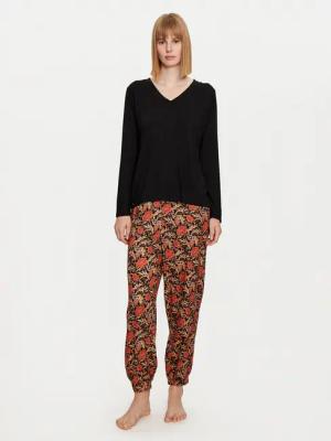 Selmark Pyjama Flores P6973 Schwarz Regular Fit