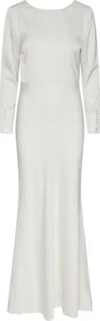 YAS Abendkleid 26030293 Weiß Regular Fit