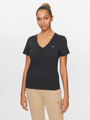 Gant T-Shirt Shield 4200750 Schwarz Regular Fit