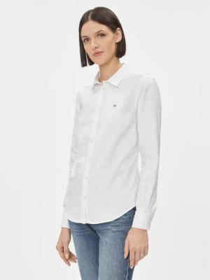 Gant Hemd Slim Stretch Oxford 4300141 Weiß Slim Fit