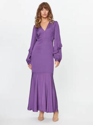 TWINSET Abendkleid 232TT2171 Violett Regular Fit