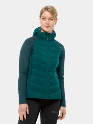 Jack Wolfskin Outdoor-Jacke Tasman Down Hybrid 1711331 Grün Regular Fit