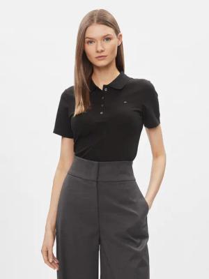 Tommy Hilfiger Poloshirt 1985 WW0WW42047 Schwarz Slim Fit