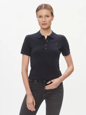 Tommy Hilfiger Poloshirt 1985 WW0WW42047 Dunkelblau Slim Fit