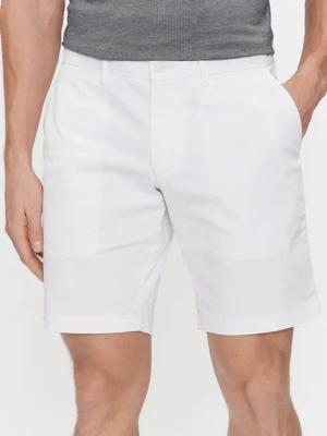Tommy Hilfiger Stoffshorts Brooklyn Short 1985 MW0MW23563 Weiß Regular Fit
