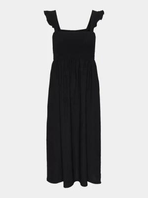 Pieces Sommerkleid Luna 17147176 Schwarz Slim Fit