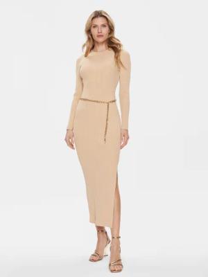 Michael Kors Strickkleid MR4820O33D Beige Slim Fit