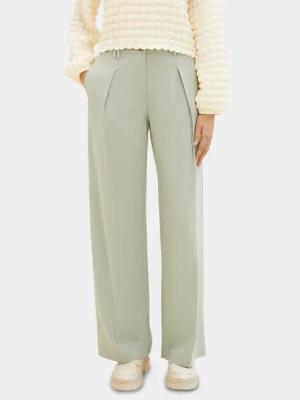 Tom Tailor Stoffhose 1040686 Grün Wide Leg
