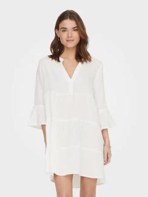 ONLY Sommerkleid Thyra 15267999 Weiß Regular Fit