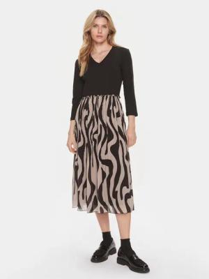 Liu Jo Kleid für den Alltag WA4112 J7821 Schwarz Regular Fit