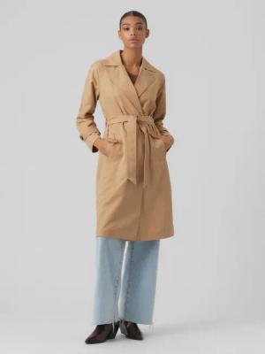 Vero Moda Tenchcoat Lou 10257581 Beige Regular Fit