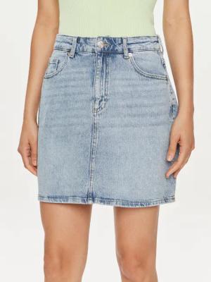 Vero Moda Jeansrock Tessa 10301536 Blau Regular Fit