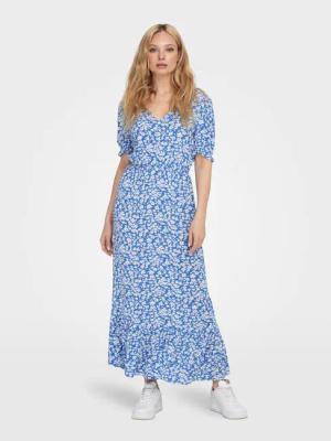 ONLY Sommerkleid Chianti 15270519 Blau Regular Fit