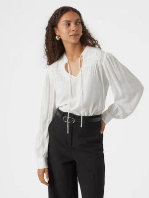 Vero Moda Bluse Bumpy 10300602 Weiß Regular Fit