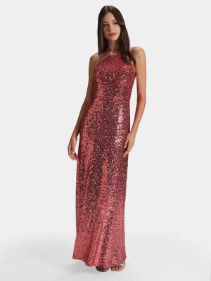 Swing Abendkleid 5AG05100 Rosa Slim Fit
