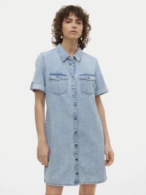 Vero Moda Jeanskleid Jennie 10309665 Blau Regular Fit