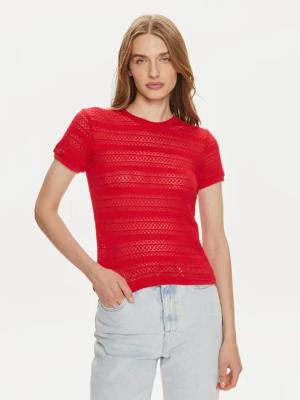 Pieces T-Shirt Agda 17148867 Rot Loose Fit