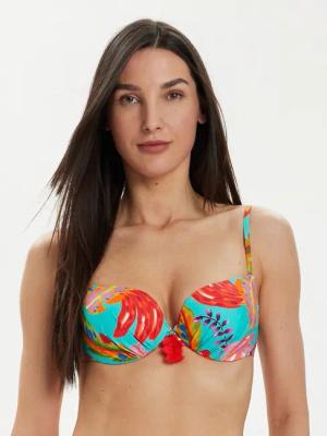 Selmark Bikini-Oberteil BJ618 Türkisfarben