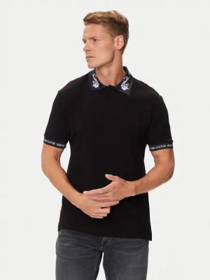Versace Jeans Couture Poloshirt 76GAGT00 Schwarz Regular Fit