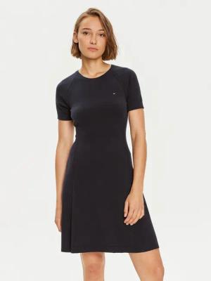 Tommy Hilfiger Kleid für den Alltag WW0WW42461 Dunkelblau Slim Fit