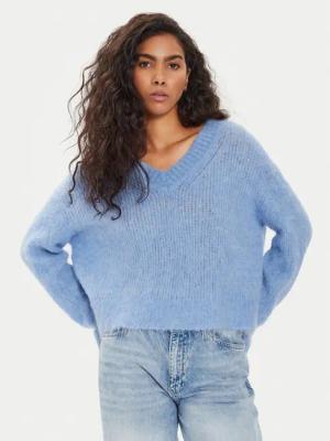 American Vintage Pullover Bymi BYM18AE24 Blau Regular Fit