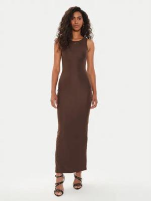 Guess Kleid für den Alltag Kim W4YK0J KCDE0 Braun Bodycon Fit