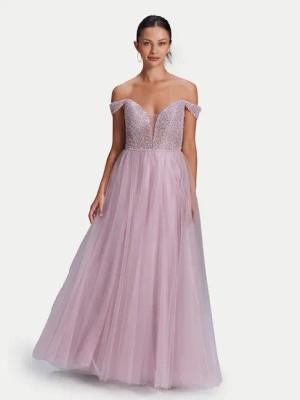 Swing Abendkleid 5AH007HK Rosa Slim Fit