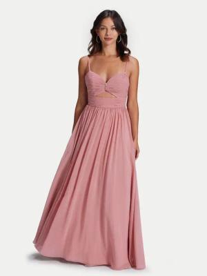 Swing Abendkleid 5AH025HK Rosa Slim Fit