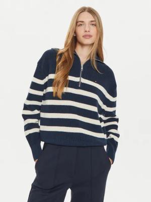 Tommy Hilfiger Pullover WW0WW42141 Dunkelblau Relaxed Fit