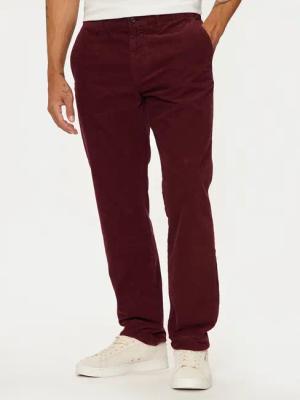 Tommy Hilfiger Stoffhose MW0MW32932 Dunkelrot Regular Fit