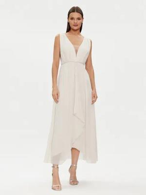 Rinascimento Abendkleid CFC0117773003 Écru Regular Fit