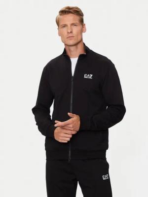 EA7 Emporio Armani Sweatshirt 8NPM31 PJVRZ 1200 Schwarz Regular Fit