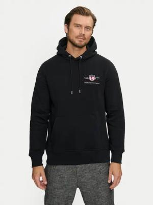 Gant Sweatshirt Medium Archive Shield 2047084 Schwarz Regular Fit