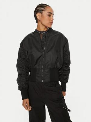 Hugo Bomberjacke Falynn-1 50517107 Schwarz Relaxed Fit