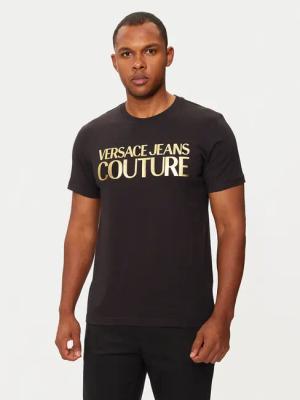 Versace Jeans Couture T-Shirt 77GAHT05 Schwarz Regular Fit
