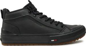 Tommy Hilfiger Sneakers Th Hi Vulc Cleat Lth FM0FM05313 Schwarz