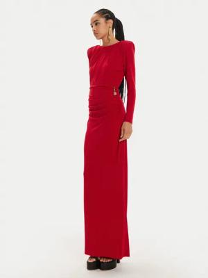 Fracomina Abendkleid FQ24WD3008W62601 Rot Regular Fit