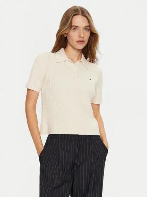 Tommy Hilfiger Pullover WW0WW43957 Écru Regular Fit
