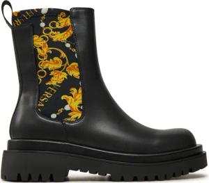 Versace Jeans Couture Klassische Stiefeletten Drew 77VA3S60 Schwarz